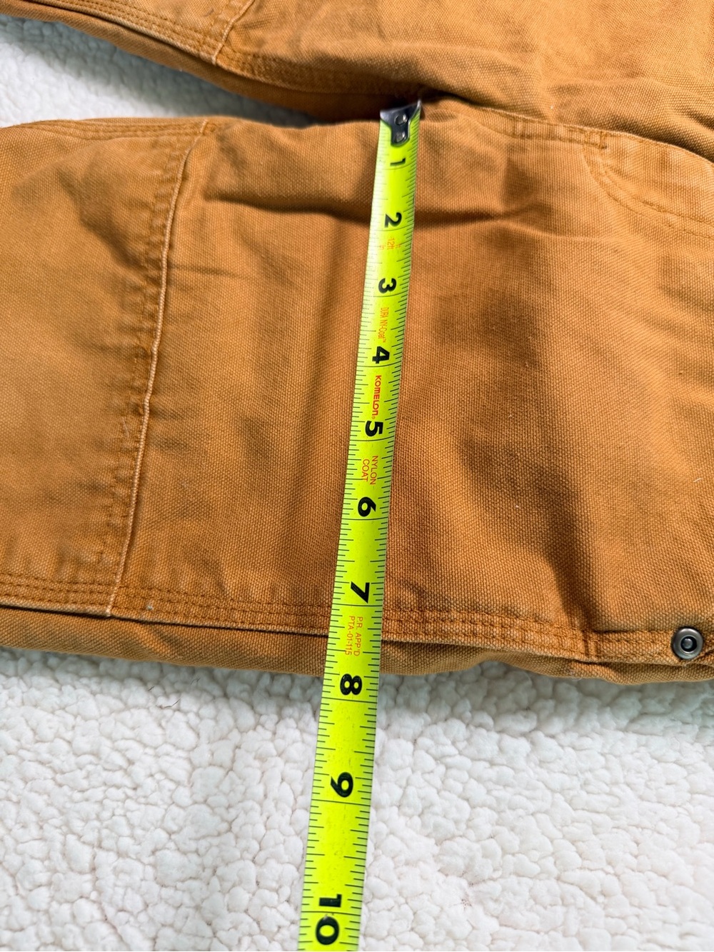 Carhartt Kids Caramel Duck Canvas Bib Overalls - Picture 6 of 10